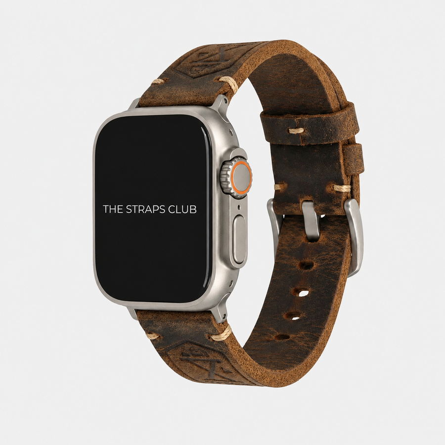 The Heritage Leather Apple Watch Strap