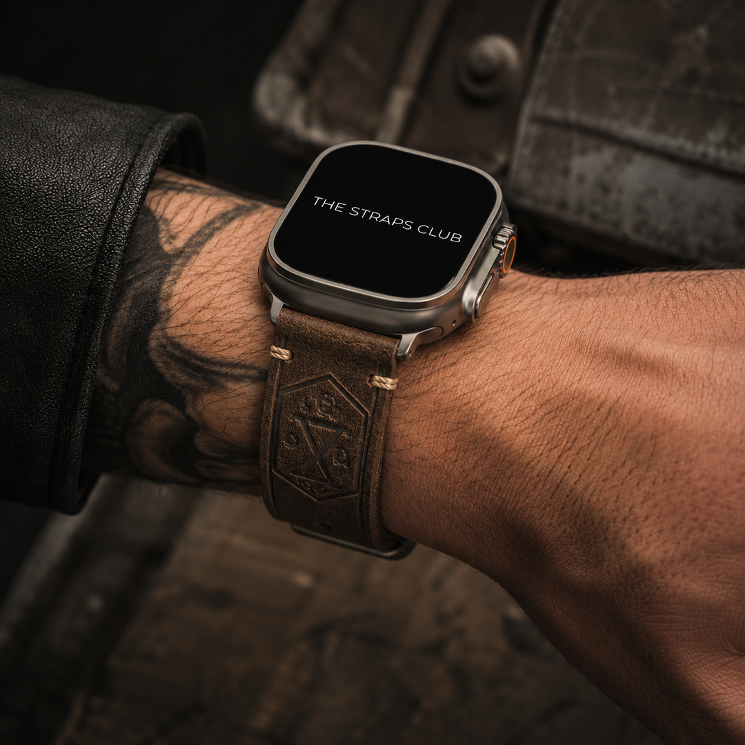 The Heritage Leather Apple Watch Strap