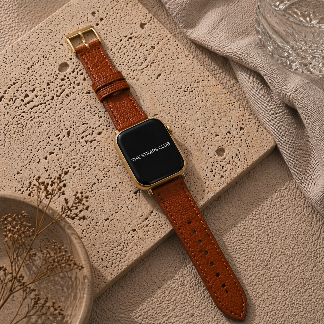 The leather Apple Watch Strap