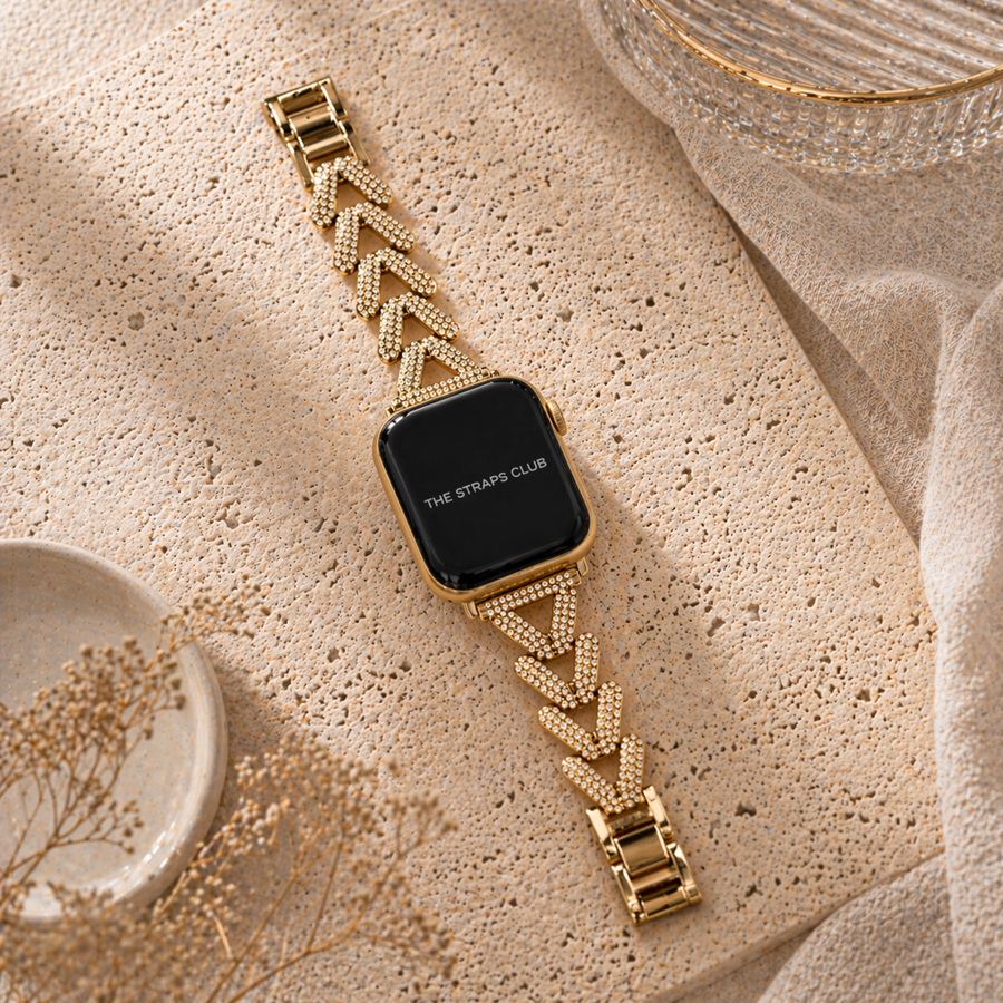 The diamond V Apple Watch Strap