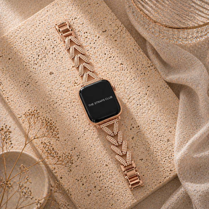 The diamond V Apple Watch Strap