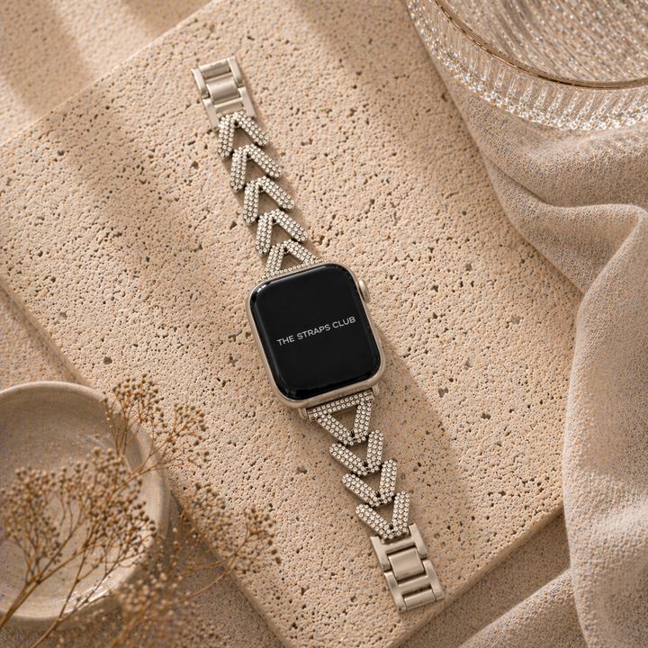 The diamond V Apple Watch Strap
