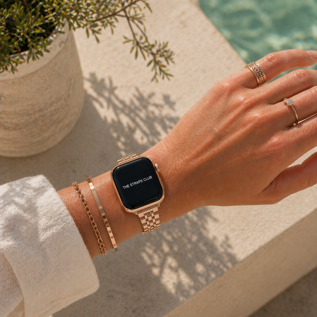 The Élise Slim Apple Watch Strap