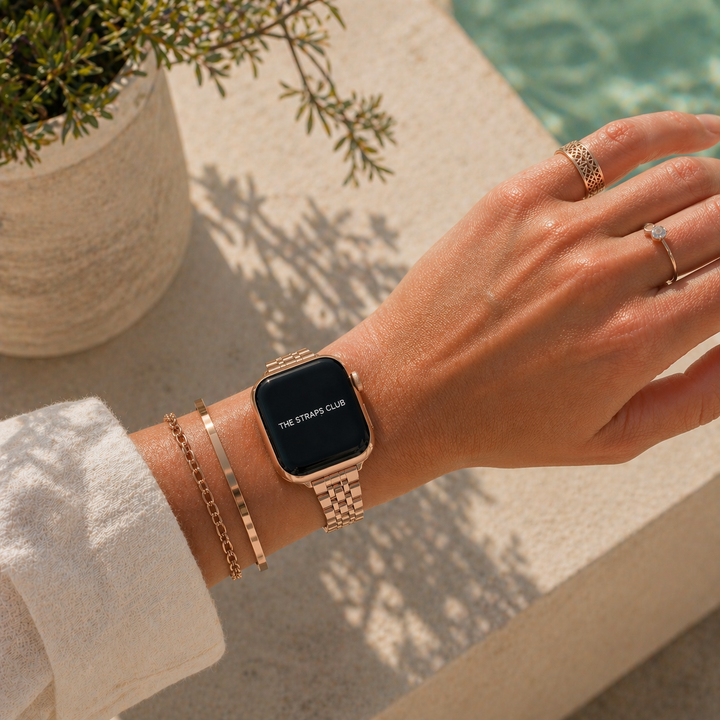 The Élise Slim Apple Watch Strap
