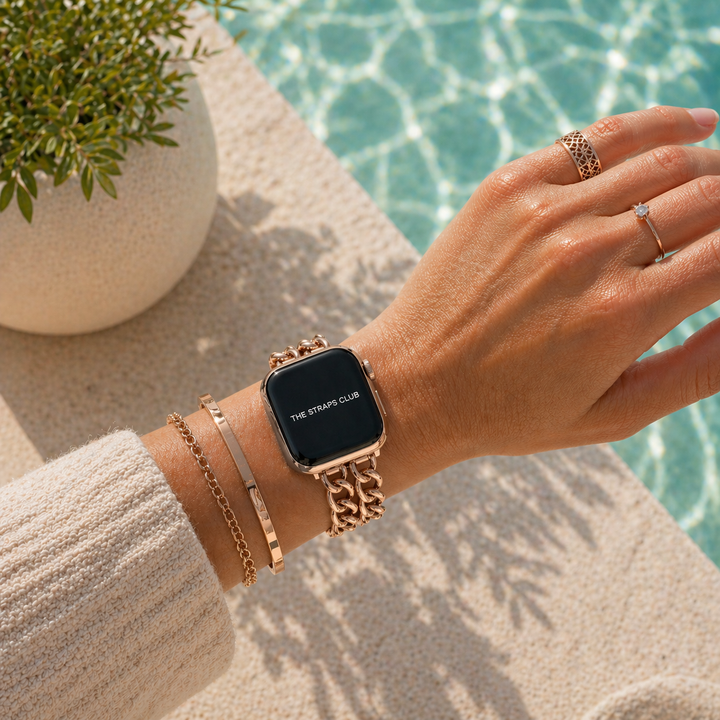 The Double Chain Apple Watch Strap