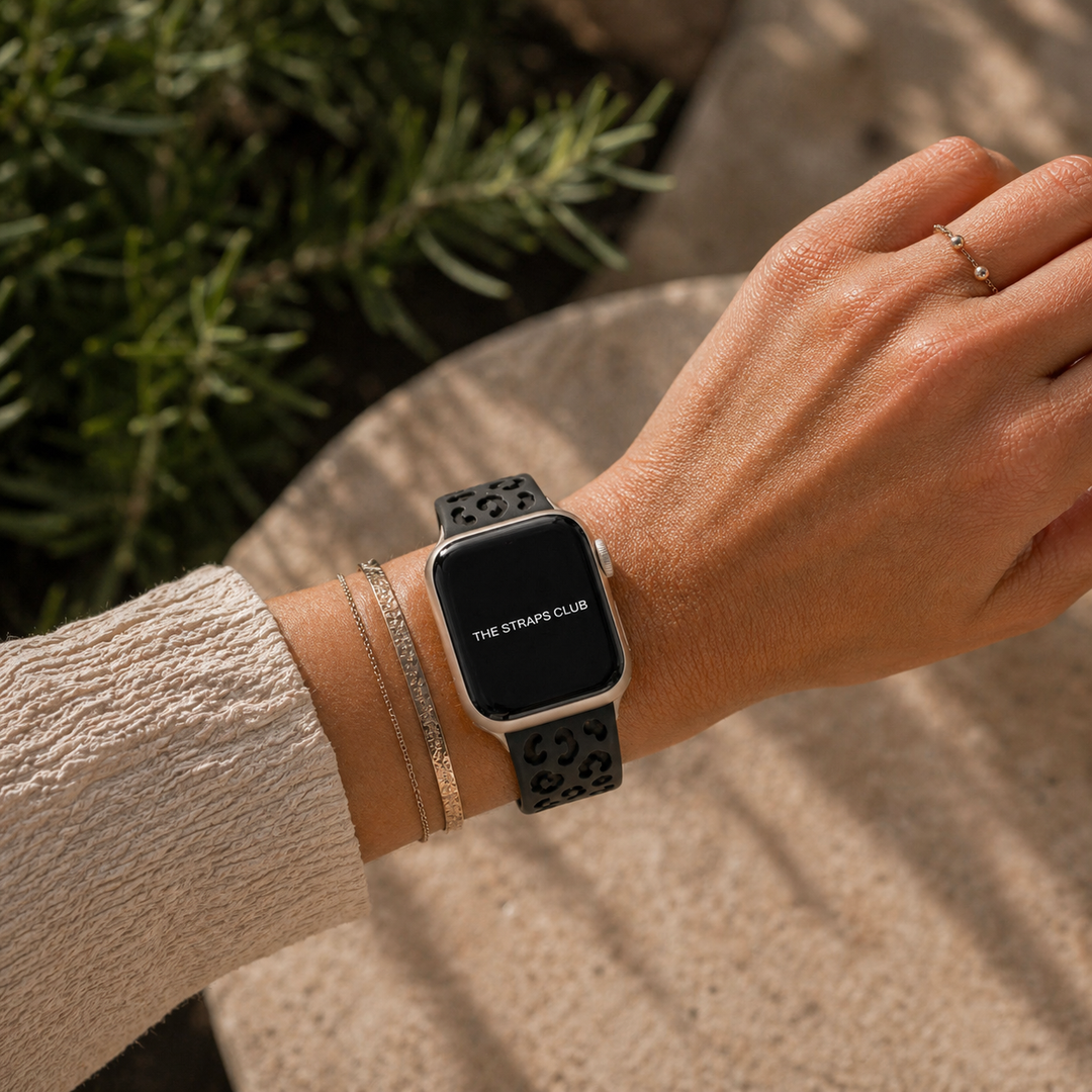 The Leopard Apple Watch Strap