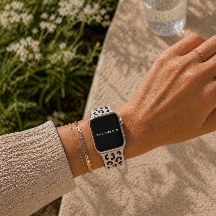 The Leopard Apple Watch Strap