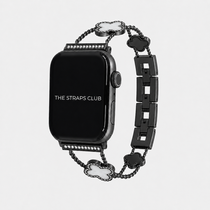 The Clover Pearl Apple Watch Strap