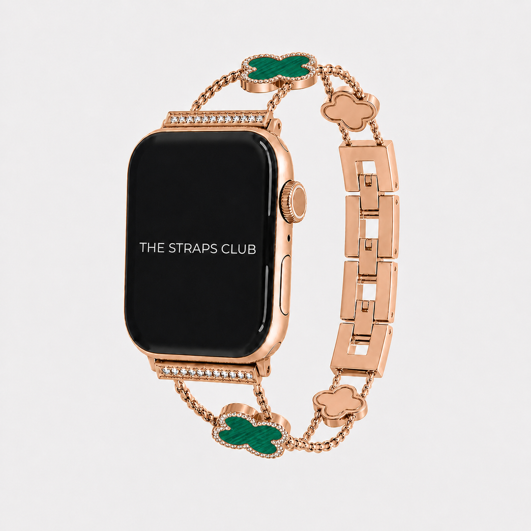 The Clover Lucky Green Apple Watch Strap