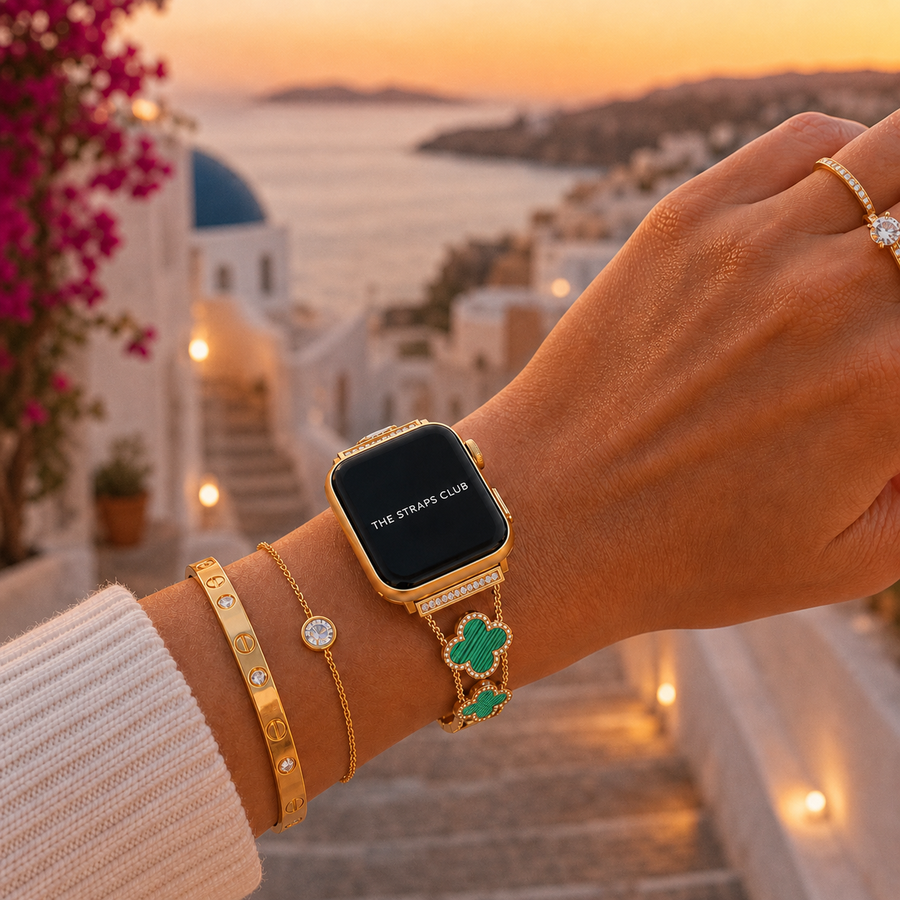 The Clover Lucky Green Apple Watch Strap