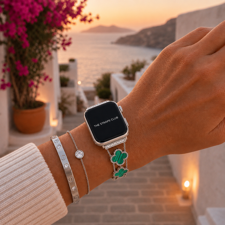 The Clover Lucky Green Apple Watch Strap