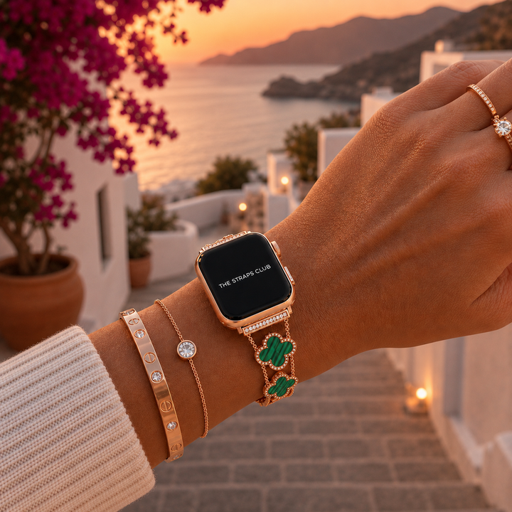 The Clover Lucky Green Apple Watch Strap