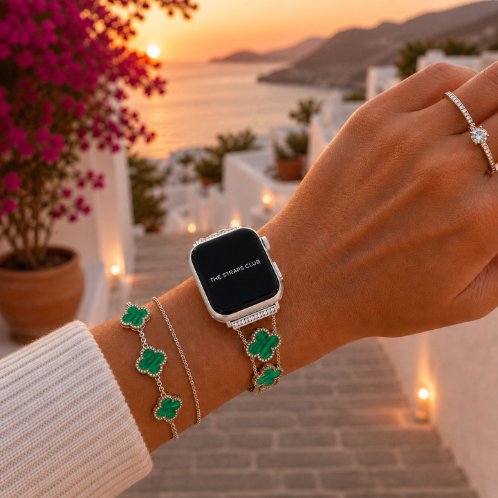 The Clover Lucky Green Apple Watch Strap
