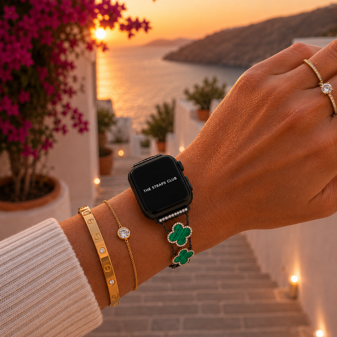 The Clover Lucky Green Apple Watch Strap